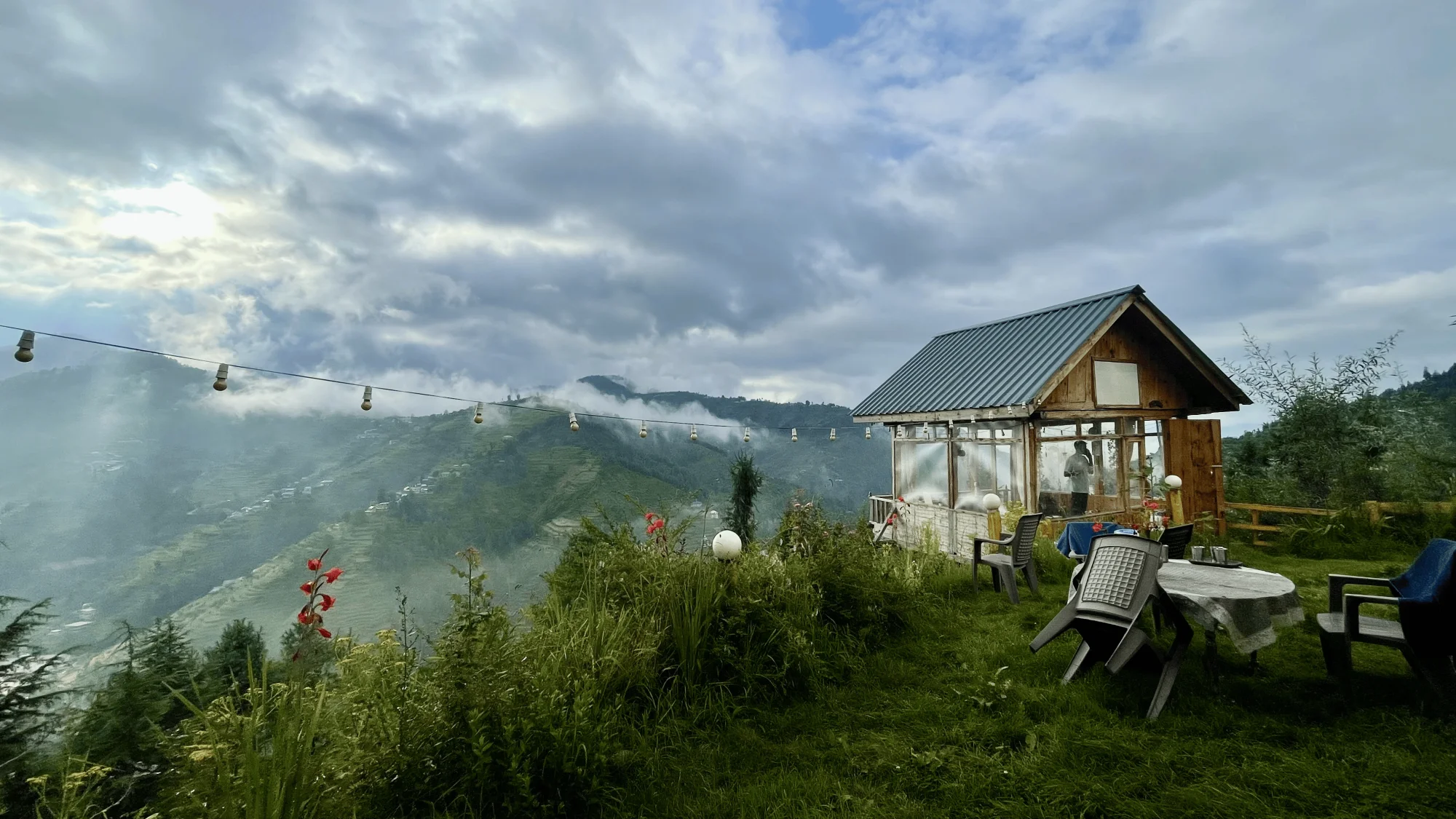 Orchard Home in the Clouds